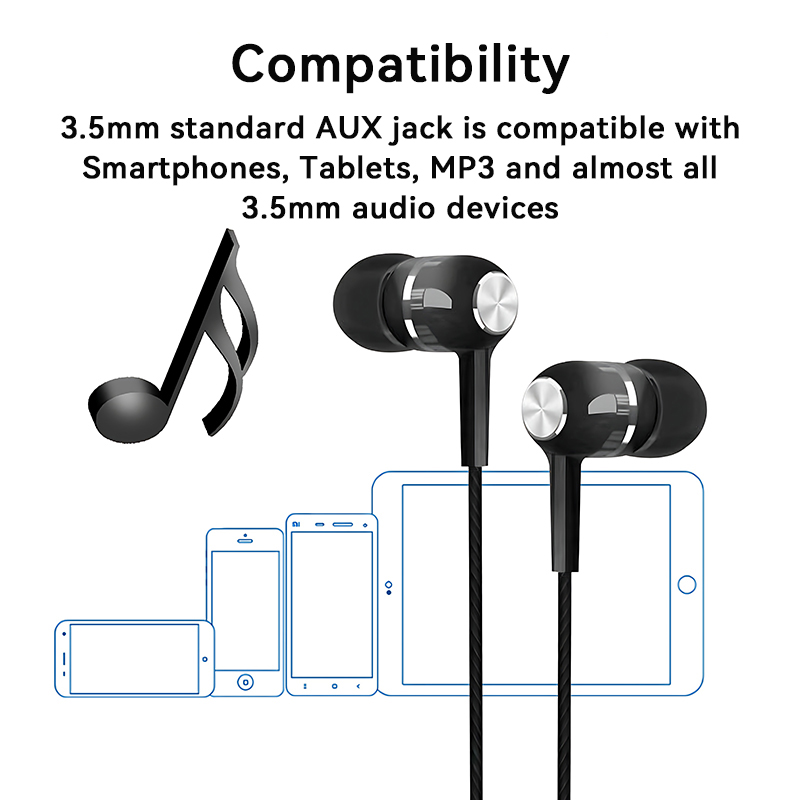 Cuffie auricolari cablate da 3 - Noise Cancelling Headphone recensione e prezzo
